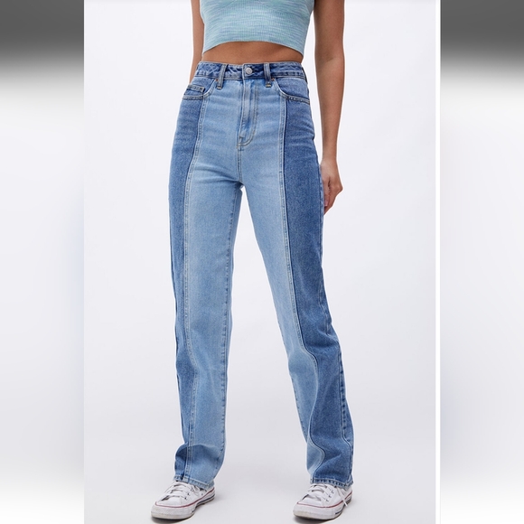 PacSun Denim - PacSun Eco Two-Tone '90s Boyfriend Jeans, Size 24